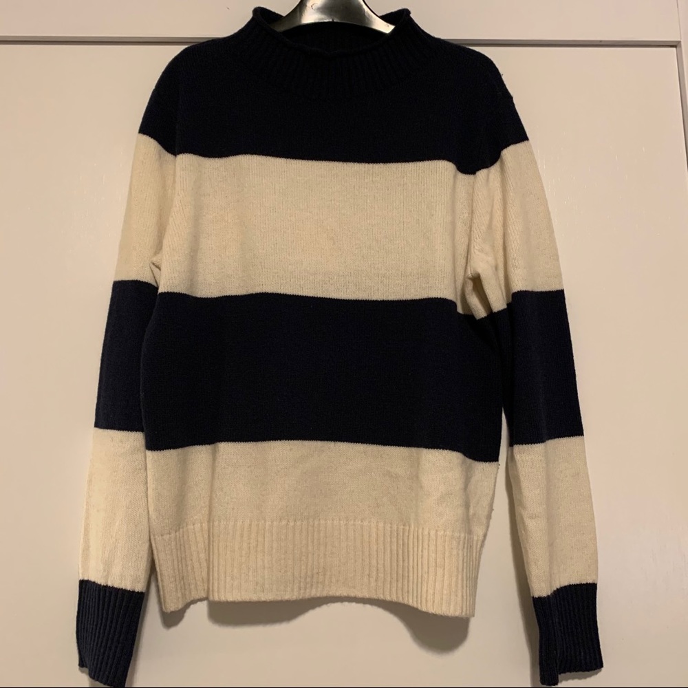 Rugby Stripe Wool Sweater